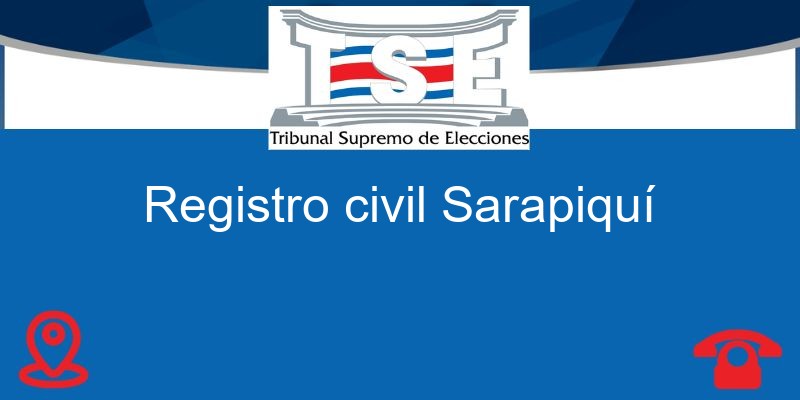 Registro civil Sarapiquí