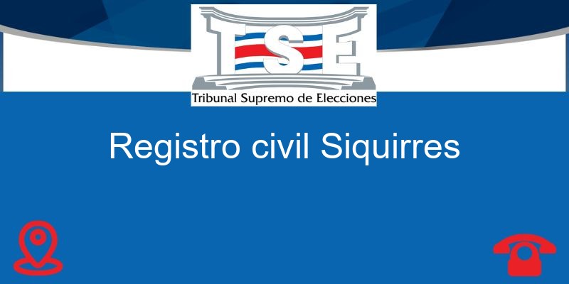 registro civil Siquirres